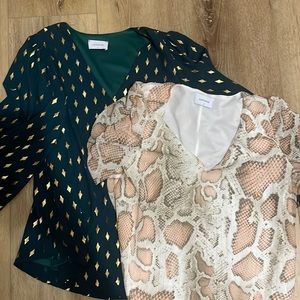 New without tags Adrienne blouses